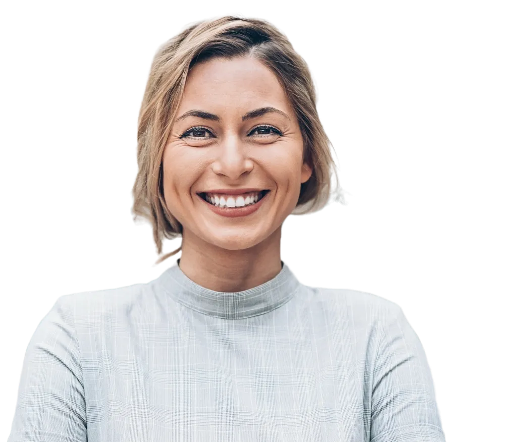 happy female Freedom Debt Relief client
